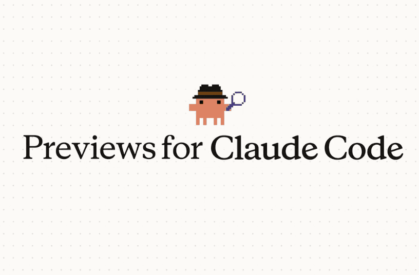 Previews for Claude Code: Live App Feedback, Code Review, and Background CI in One Desktop