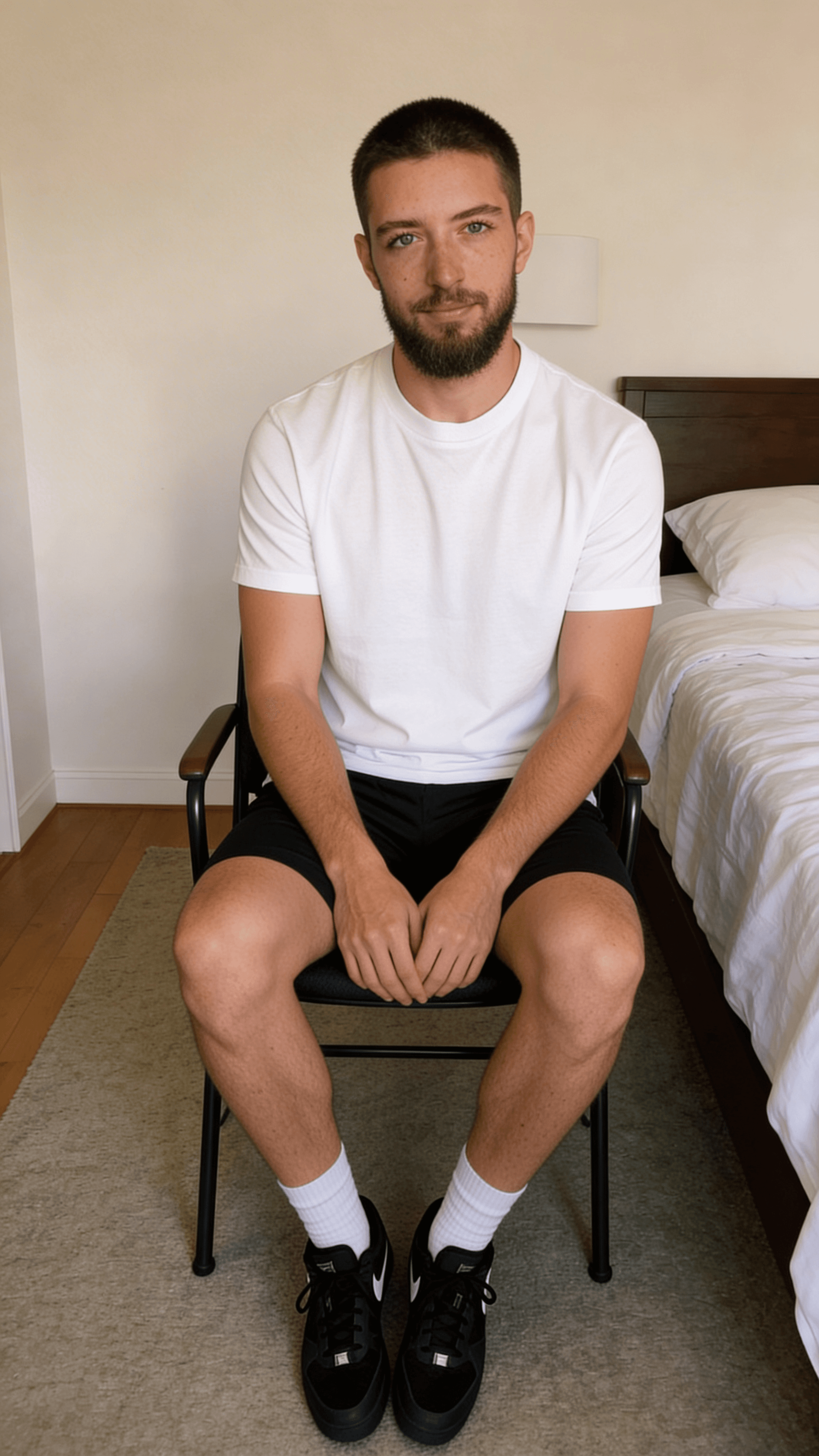 AI face swap before and after